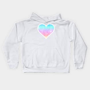 Kawaii Magical Unicorn Heart Kids Hoodie